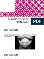 Diagnostico de Embarazo