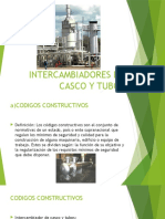 Intercambiadores de Casco y Tubo Con Su Clasificacion