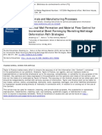 Vertical Wall Formation and Material Flow Control For Incremental Sheet Forming by Revisiting Multistage Deformation Path Strategies