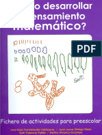 Como desarrollar el pensamiento matematico