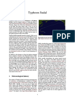 Typhoon Sudal: 1 Meteorological History