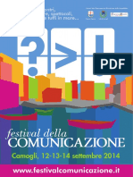 PROGRAMMA Festival Della Comunicazione 2014-12-09