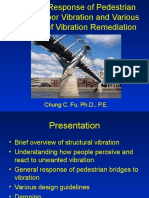 Pedestrian Bridge Vibration and Methods for Mitigation