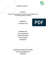 Mecanica de Suelos 1 Proyecto 