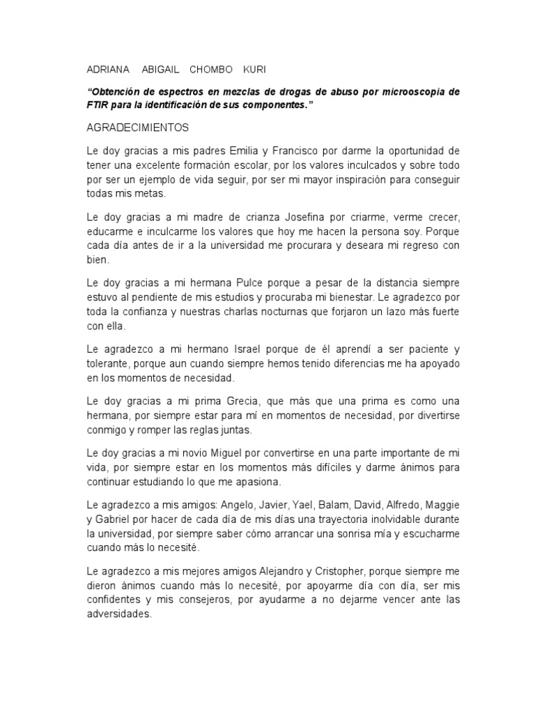 Como Hacer Un Agradecimiento En Una Tesis - Fácil de Hacer