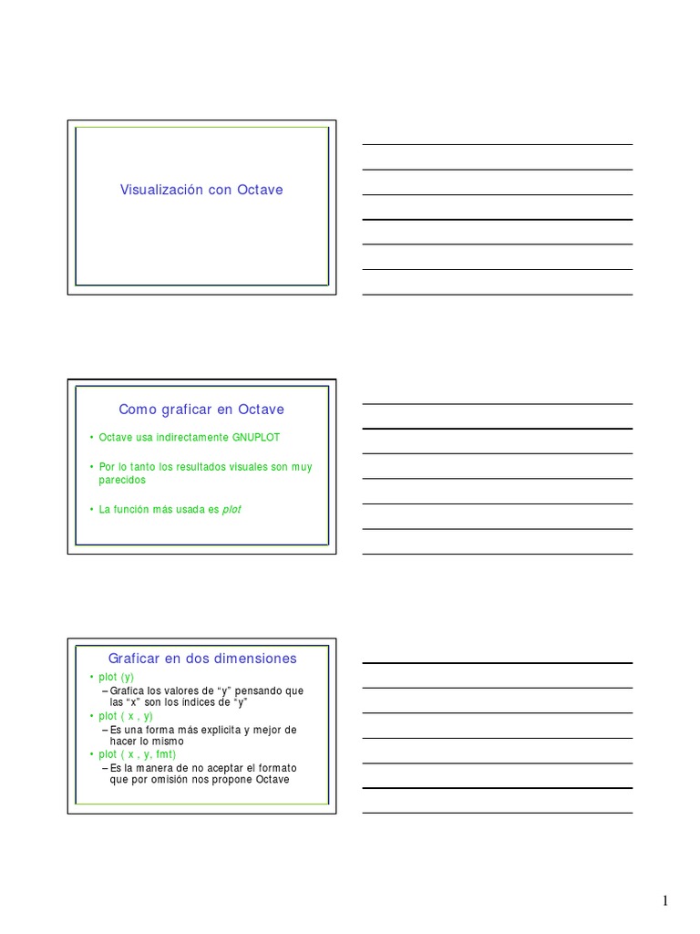 Graficando Con Octave | PDF | Cian | Color