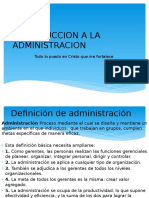 Introduccion A La Administracion I