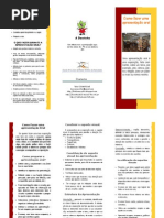 Folheto de Apresentação de Trabalhos em Power-Point