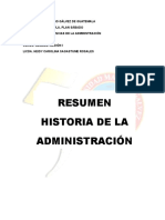 Resumen Historia de La Administración