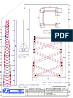 Modelo de Un Pararrayos Sobre Torre Autosoportada