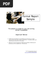 Download Formal Report Sample by Milan Mehta SN30773130 doc pdf