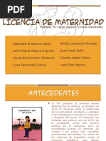 Ley de maternidad en Colombia
