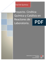 Cinetica Quimica y Catalisisen Reactores de Laboratorio