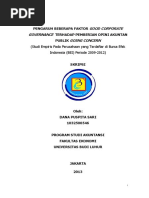 Download Skripsi Pengaruh Beberapa  Faktor Good Corporate  Governance  Terhadap  Pemberian  Opini  Akuntan  Publik Going Concern Studi Empiris Pada Perusahaan yang Terdaftar di Bursa Efek Indonesia BEI Periode 2009-2012 by Dana Puspita SN307769157 doc pdf