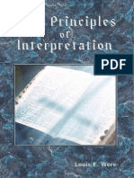 Bible Principles of Interpretation - Louis F Were
