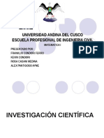 Investigación Cientifica