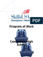 Sample Program of Work