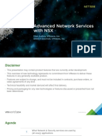 VMWorld 2014 - Advanced Network Services With NSX