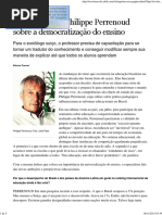 Perrenoud. Entrevista à Nova Escola.