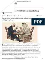 Why the West’s View of the Saudis is Shifting - FT