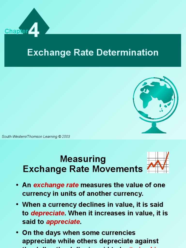 Determination of foreign exchange chapter 4 pdf exchange rate