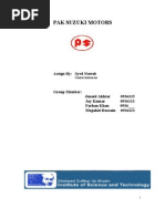 Download Pak Suzuki Final Report by shakil2010 SN30781744 doc pdf