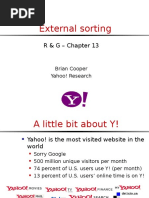 External Sorting: R & G - Chapter 13