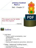 Concurrency Control: R&G - Chapter 17