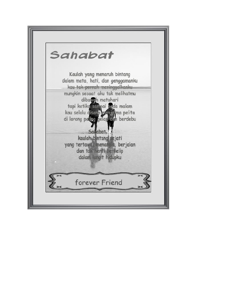 PUISI SAHABAT