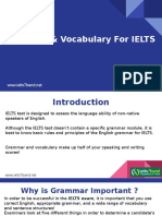 Grammar & Vocabulary For IELTS