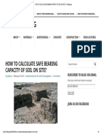 Calculate Safe Bearing Capacity of Soil On Site PDF