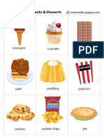 SnacksDesserts Flashcards