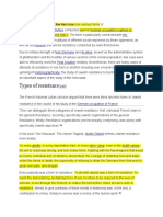 Types of Resistance