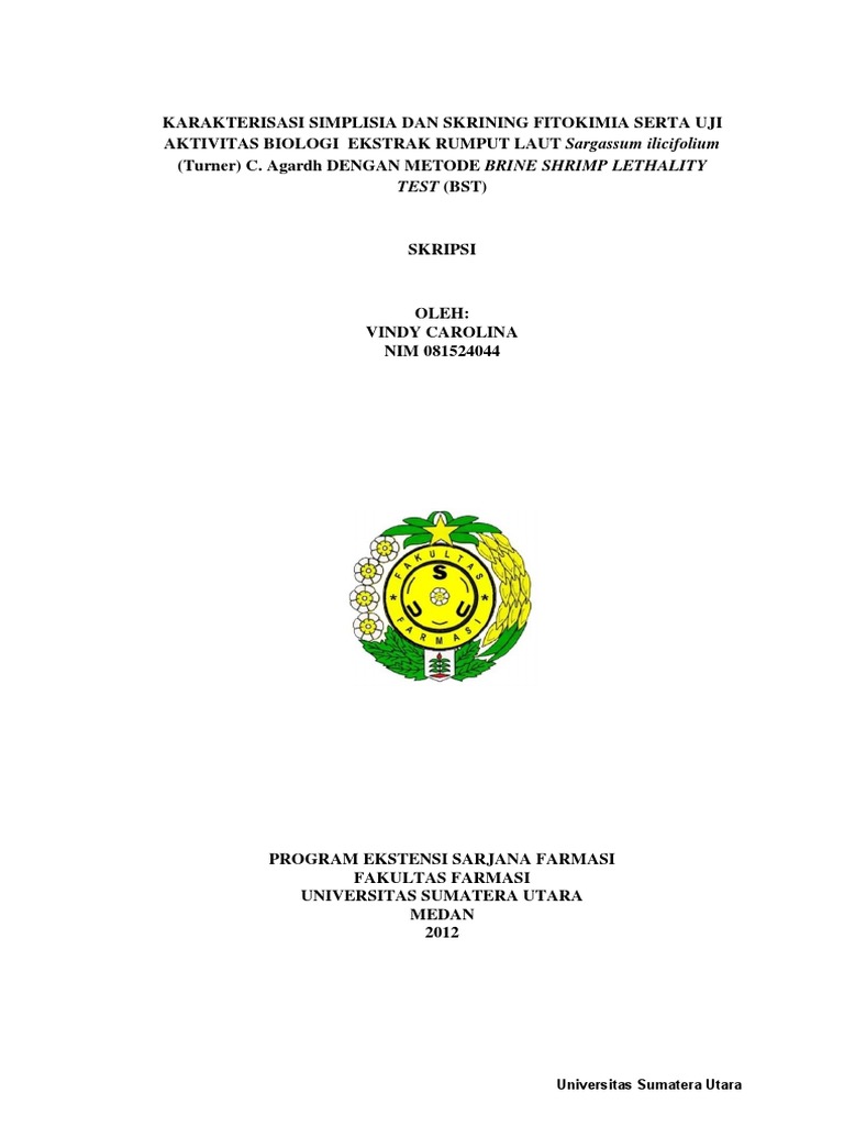 Makalah Usu Contoh Makalah