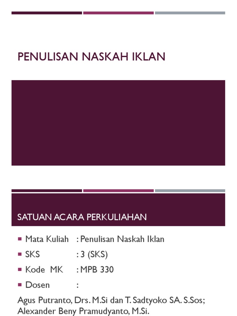 Penulisan Naskah Iklan 1 | PDF
