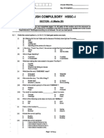 English Compulsory Hssc-I: SEC A Marks 20