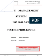SOP-01 (Procedure for Document Control)
