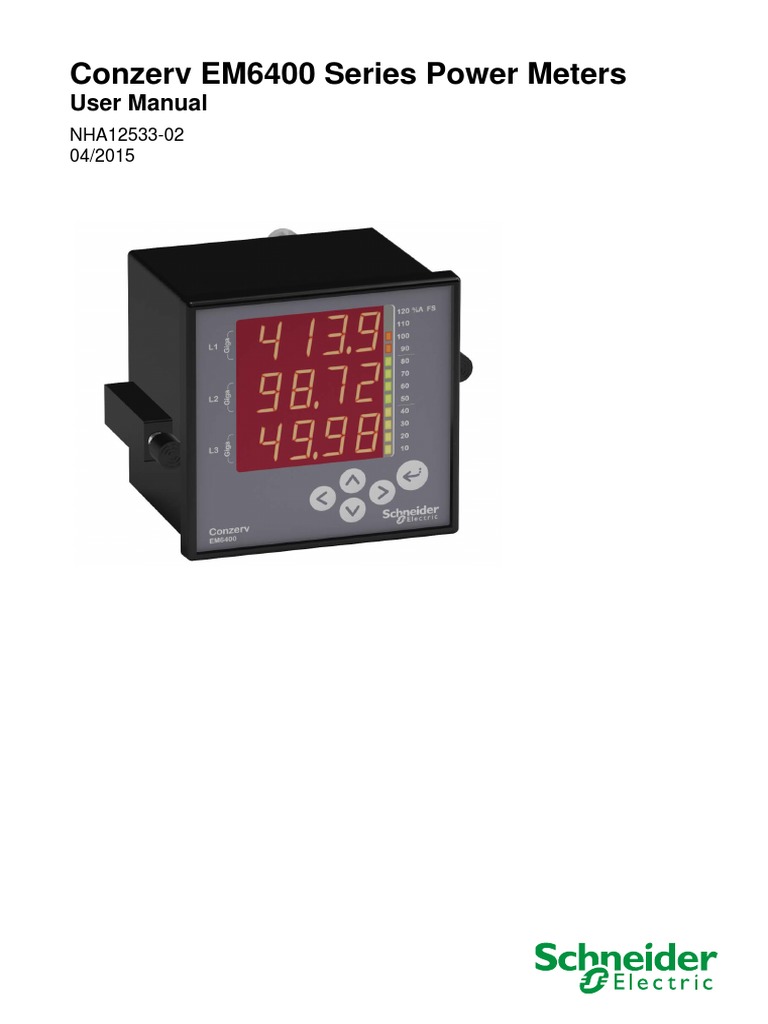 EM 6400 Manual | Download Free PDF | Electricity | Electrical Engineering