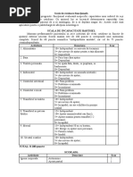 Scorul BASDAI | PDF