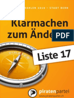 Piratenpartei - Grosser Rat Bern 2010 - Plakate F4