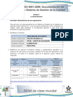 Taller 1 Documentacion ISO 9001 2008