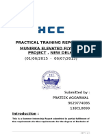 Munirka Flyover Project Training Report