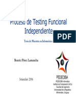 Presentacion Proceso de Testing Funcional Independiente