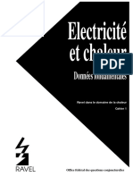 RAVEL - Electricité Et Chaleur Données Fondamentales