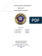 Tugas Testing Dan Implementasi Minggu 5