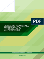 MAPA 2012 - Legislação Relacionada Aos Produtos de Uso Veterinário