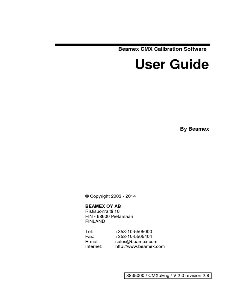 CMX User Guide | PDF | Command Line Interface | Databases