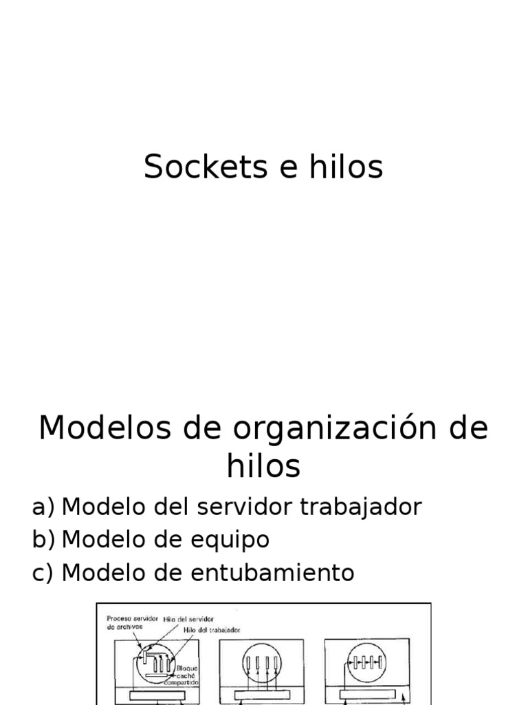 Implementación de Sockets y Hilos | PDF | Hypertext Transfer Protocol ...