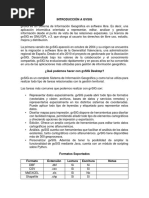 Introducción a Gvsig