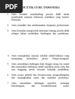 Tabel Angka Kredit Guru